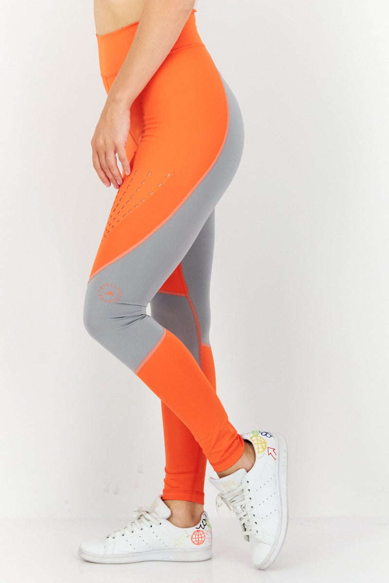 Adidas Women Sportswear Fit Training Leggings, Orange - Image 4